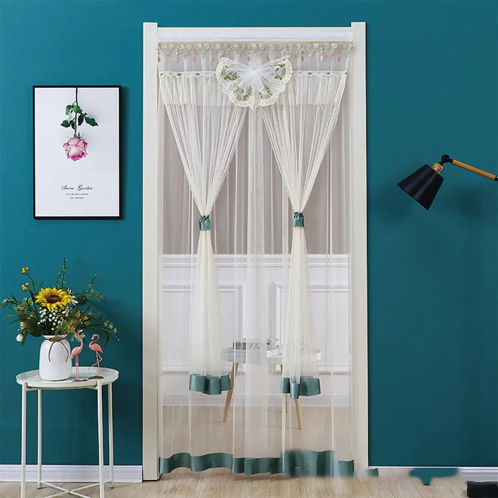 Home Decor Magic Mesh Hanging Fly Anti Mosquito Magnet Curtain Sheer