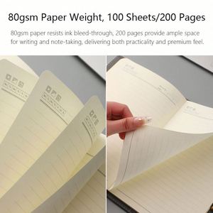 สมุดบันทึกธุรกิจสไตล์ A5 ปรับแต่งได้ ดีไซน์หนัง PU พร้อมตัวล็อค คุณภาพสูง สำหรับอ่านหนังสือ บันทึกการเดินทาง ทำด้วยมือ สำหรับองค์กร - Product Image 4