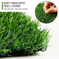 Gazon artificiel haut de gamme OEM/ODM pour aménagement paysager, tapis de jardin résidentiel pour toit, facile à nettoyer, composants non toxiques, choix le mieux noté