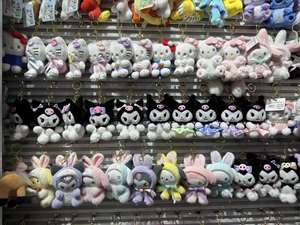 Wholesale Rose Helo <strong>Kitty</strong> Dark <strong>Kitty</strong> Cat My Melody KT Girl Plush Doll Toy Birthday Gift Plush Toys - Product Image 5