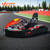 Kart de location personnalisé Vortkart 200cc à essence avec moteur Honda GX200, châssis robuste pour karting commercial sur piste