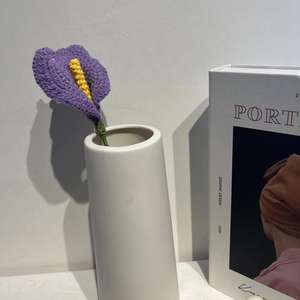 بيع بالجملة كروشيه زنابق كالا الكروشيه باقة زنبق كالا اليد الحياكة زنبق كالا - Product Image 5