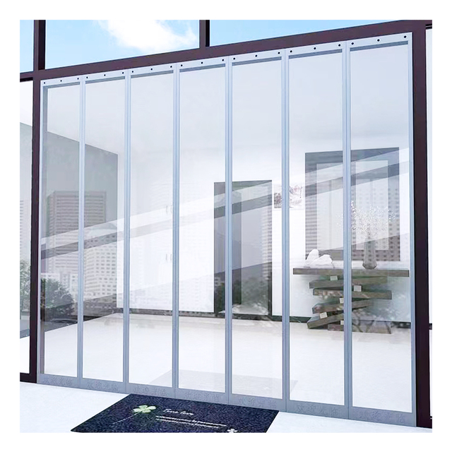 Transparent Pvc Roll Cold Room Curtain Pvc Strip Curtain Clear Soft Screen Door