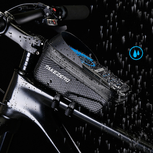 TAKEZERO A2X Sacoche de vélo étanche à coque rigide <span class=keywords><strong>pour</strong></span> cyclisme en extérieur, à dégagement rapide, capacité 1L, écran tactile <span class=keywords><strong>pour</strong></span> téléphone portable, <span class=keywords><strong>pour</strong></span> VTT - Product Image 5