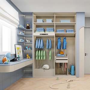 Armario de Madera Moderno, Elegante y Duradero, Extensible y Ajustable, Ecológico, Ofrece Amplio Espacio de Almacenamiento, Garantía de 10 Años - Product Image 1