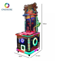 Machine d'arcade attrayante pour enfants, jeu de frappe aux taupes, à monnayeur, 2 joueurs, en anglais, pour le divertissement, de Chine