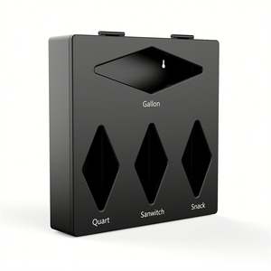 Organisateur de sac Ziplock en plastique Organisateur de sac Ziplock en acrylique Organisateur de sac Ziplock Cuisine - Product Image 1