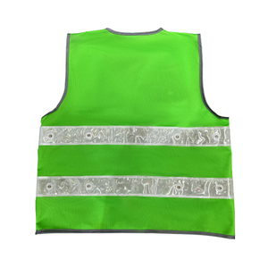 CITICITYNight เสื้อกั๊กสะท้อนแสงสำหรับกลางแจ้งแบบชาร์จไฟได้พร้อมไฟ LED กระพริบสำหรับจราจร พร้อมโลโก้ที่กำหนดเอง ANSI คลาส 2 สีส้ม - Product Image 5