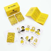 Настольная карточная игра для начала бесед с индивидуальным дизайном и коробкой с крышкой для тимбилдинга