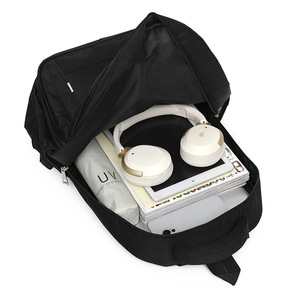 Men's <b>Backpack</b> <b>Large</b> <b>Capacity</b> 20-35L For Business Travel School Use Solid Color With Interior Zipper Pocket - Product Image 2