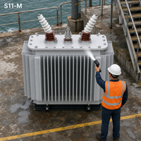 Transformateur de distribution immergé dans l'huile triphasé 125 kVA, best-seller, 10 kV/15 kV vers 380 V, 50/60 Hz