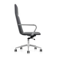Chaises de bureau de direction de luxe modernes au design contemporain en cuir véritable pivotantes personnalisées pour le commerce
