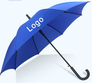 Ombrello Automatico Apri/Chiudi a 8 Stecche, 105 cm, Grande, <span class=keywords><strong>Blu</strong></span> Scuro, Portatile, da Viaggio, Antivento, Pieghevole - Product Image 2