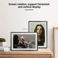 Marco de fotos digital al por mayor de fábrica con aplicación FRAMEO y Wifi, visualización de imágenes y videos de alta resolución