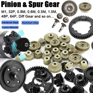 Engrenage droit haute vitesse 55T 58T 61T 51004 53665 pour <span class=keywords><strong>TAMIYA</strong></span> TT01 <span class=keywords><strong>TT</strong></span>-01 1/10 Pièces de mise à niveau et accessoires pour voiture RC - Product Image 4