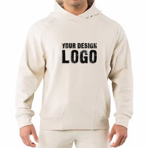 Low MOQ Custom Gym Sport Blank <b>Mens</b> Oversize <b>Hoodie</b> High Quality No Drawstring Heavyweight Plus Size <b>Men's</b> Hoodies - Product Image 2
