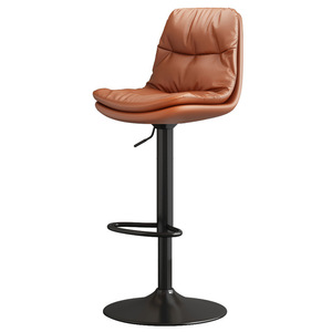 LingTuo <b>Bar</b> <b>Stool</b> Adjustable Height Metal Frame With Backrest For <b>Bar</b> Counter Dining Room - Product Image 5