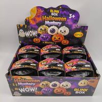 En gros Jouet Squishy Halloween en forme de Dumpling Fantôme, Jouet à Presser Mystère, Jouet Boîte Surprise 8,5 cm