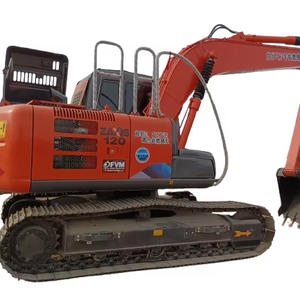 Los componentes del núcleo de la excavadora hidráulica diésel sobre orugas HITACHI ZX120 usada de alta calidad incluyen bomba de caja de cambios del motor a precio barato - Product Image 1