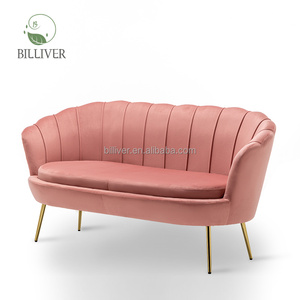 2024 nordico soggiorno a forma di fiore monoposto divano in velluto sedie a sdraio - Product Image 4