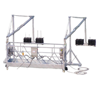 Plateforme suspendue électrique pour l'accès et le nettoyage des murs, nacelle de travail, gondole ZLP630, type élévateur, construction en acier galvanisé