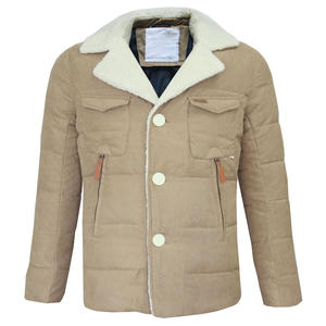 Chaqueta de invierno personalizada con cremallera, de manga larga, tipo plumón, para hombre, ropa de abrigo cálida, precio al por mayor, gran venta. - Product Image 1