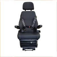 Siège capitaine en acier et PVC pour bateaux Chaise marine sans socle de suspension certifié par le seau CCS Racing