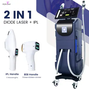 Đa chức năng Diode IPL Máy tẩy lông bằng laser băng làm mát vĩnh viễn