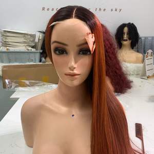 Peluca larga Marrón Ombre Cabello humano Virgen Remy Precio barato en extensión de cabello Super Doble dibujado 8 ''-40'' Sedoso de Fac vietnamita - Product Image 4