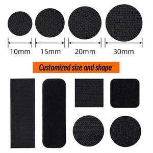 Self Adhesive Glue Hook & Loop Fastener Coins <b>Sticky</b> Strips Male and Female <b>Sticky</b> <b>Dots</b> - Product Image 3