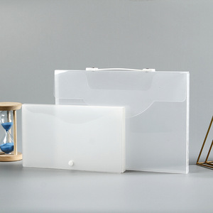 โฟลเดอร์แฟ้มออร์แกนพลาสติก PP แบบใสกันน้ำกล่อง<span class=keywords><strong>จัด</strong></span>เก็บเอกสารเครื่องเขียน - Product Image 1