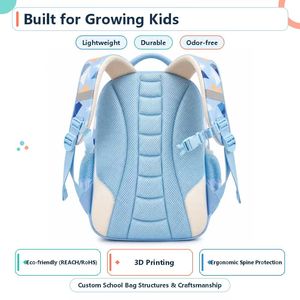 กระเป๋าเป้ <span class=keywords><strong>Smiggle</strong></span> Factory แบบปรับแต่งได้  กระเป๋าโรงเรียนน่ารักวิบวับ  กระเป๋าเป้สะพายหลังขนาดเล็กสำหรับเด็ก - Product Image 2