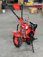 Penyuling daya Diesel, 9HP Mini kultivator Inter Tiller Rotavator alat pertanian