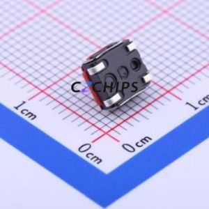 KSC401J50SHLFS Tactile Switch SMD,6.2x6.2mm Switch Single Pole Single Throw Round Button 1.45N Vertical Mount - Product Image 2