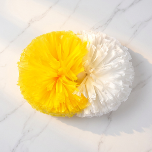 Kit de Pompones Personalizados para Animadoras, Pompones de Plástico Metálico Mate con Franjas Metálicas para Animadoras - Product Image 5