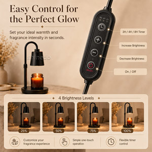 Creative Aromatherapy Lamps Electric Fragrance Candle <strong>Warmers</strong> Lamp <strong>Wax</strong> <strong>Melting</strong> Light Home Decoration Table Candle <strong>Warmers</strong> Lamp - Product Image 4