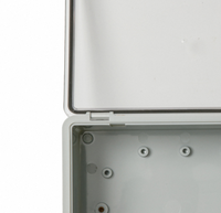Boîtier électrique en plastique ABS 220*170*110mm rabat étanche avec boîtiers à boucle en plastique pour l'électronique et les instruments