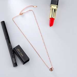 Collar <span class=keywords><strong>de</strong></span> acero inoxidable <span class=keywords><strong>con</strong></span> diseño <span class=keywords><strong>de</strong></span> corazón y letras <span class=keywords><strong>de</strong></span> <span class=keywords><strong>Roma</strong></span> para mujer, Gargantilla <span class=keywords><strong>con</strong></span> diseño <span class=keywords><strong>de</strong></span> corazón, para regalo <span class=keywords><strong>de</strong></span> San Valentín - Product Image 4