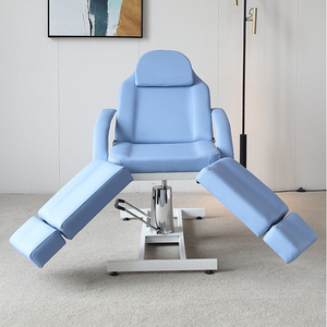 Meubles de Salon de Offre Spéciale jambes fendues réglables <span class=keywords><strong>fauteuil</strong></span> de podologie rotatif civière de beauté du visage 5 moteurs lits de beauté électriques - Product Image 4