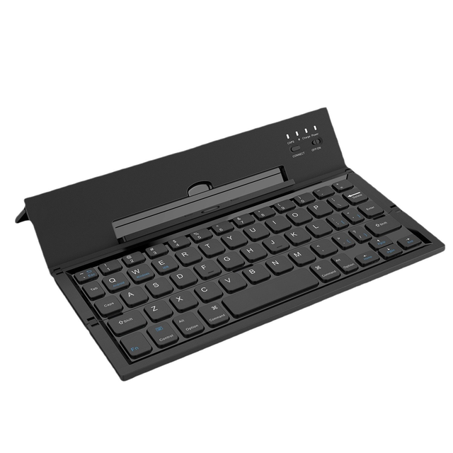 New Factory Foldable Scissor Switch Wireless Keyboard with Pocket Size Housing for iPad iPhone Android Devices