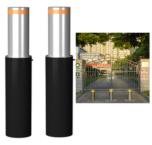 Electric Remote Controlled Lifting Stainless Steel <strong>Cable</strong> Fence <strong>Bollard</strong> Light High-Intensity Prismatic Pedestrian Traffic Barrier - Product Image 1