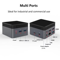 Qunsu ZX01 Nueva Mini PC Portátil Intel N150 Windows 11 3.6GHz 12GB LPDDR5 2242SSD RJ45 1000M WIFI5 BT4.2 Computadora de Escritorio