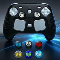 Capuchons de joystick pour manette Steam, poignées de pouce pour PS5, PS4, accessoires de manette antidérapants en silicone