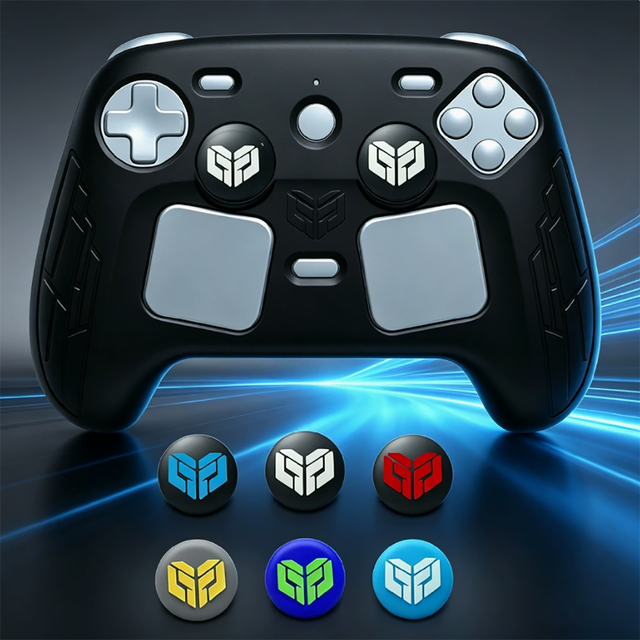 Joystick Caps for Steam Controller Thumb Grips for PS5,PS4 Anti-Slip Silicone Gamepad Accessories