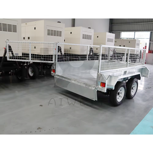 Trailer Mobil Galvanis Celup Panas untuk Peternakan Ternak Berkualitas Tinggi dengan Penutup Bergerak - Product Image 6