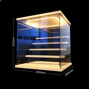 Exhibidor de Acrílico Transparente de Alta Gama, Personalizado, de 3 Niveles, con Iluminación LED, para Figuras de Juguete y Modelos Modernos - Product Image 6