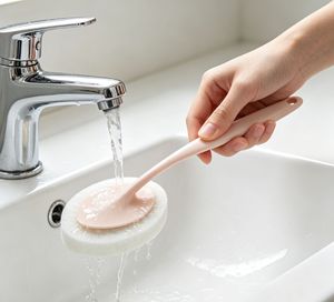Thick Household <b>Long</b>-<b>handled</b> <b>Sponge</b> Cleaning Brush with Soft and Absorbent Brush Head and Easy to Clean - Product Image 3