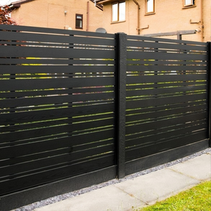 Fournitures de jardin - Clôture en composite <span class=keywords><strong>bois</strong></span>-plastique (WPC) comme séparateur de pièce et écran d'intimité pour piscine, bain à remous et <span class=keywords><strong>terrasse</strong></span> - Product Image 4