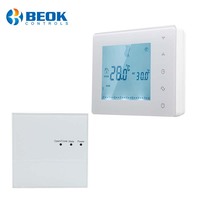 Beok BOT-X306 433 MHz RF 무선 리모컨 디지털 화면 가스 보일러 룸 중앙 난방 온도 조절기