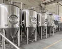 Réservoir de fermentation de 1000 L en acier inoxydable SUS 304, fermentateur à double enveloppe, unité conique, équipement de brassage de bière artisanale, réservoir de stockage